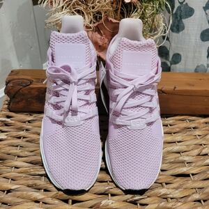 adidas Kids Light Pink Knit Equipment Sneakers